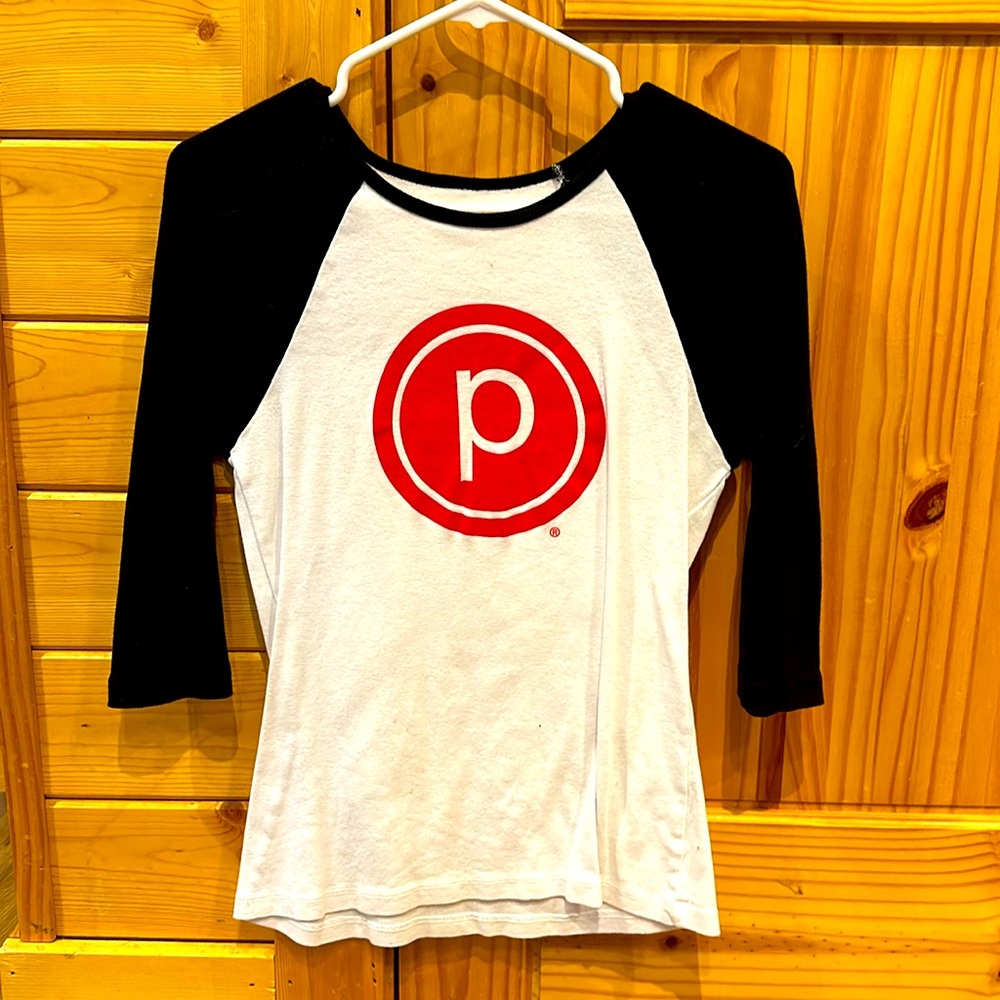 Pure barre baseball tee medium